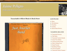 Tablet Screenshot of jaimepeligro.tamarindohomepage.com